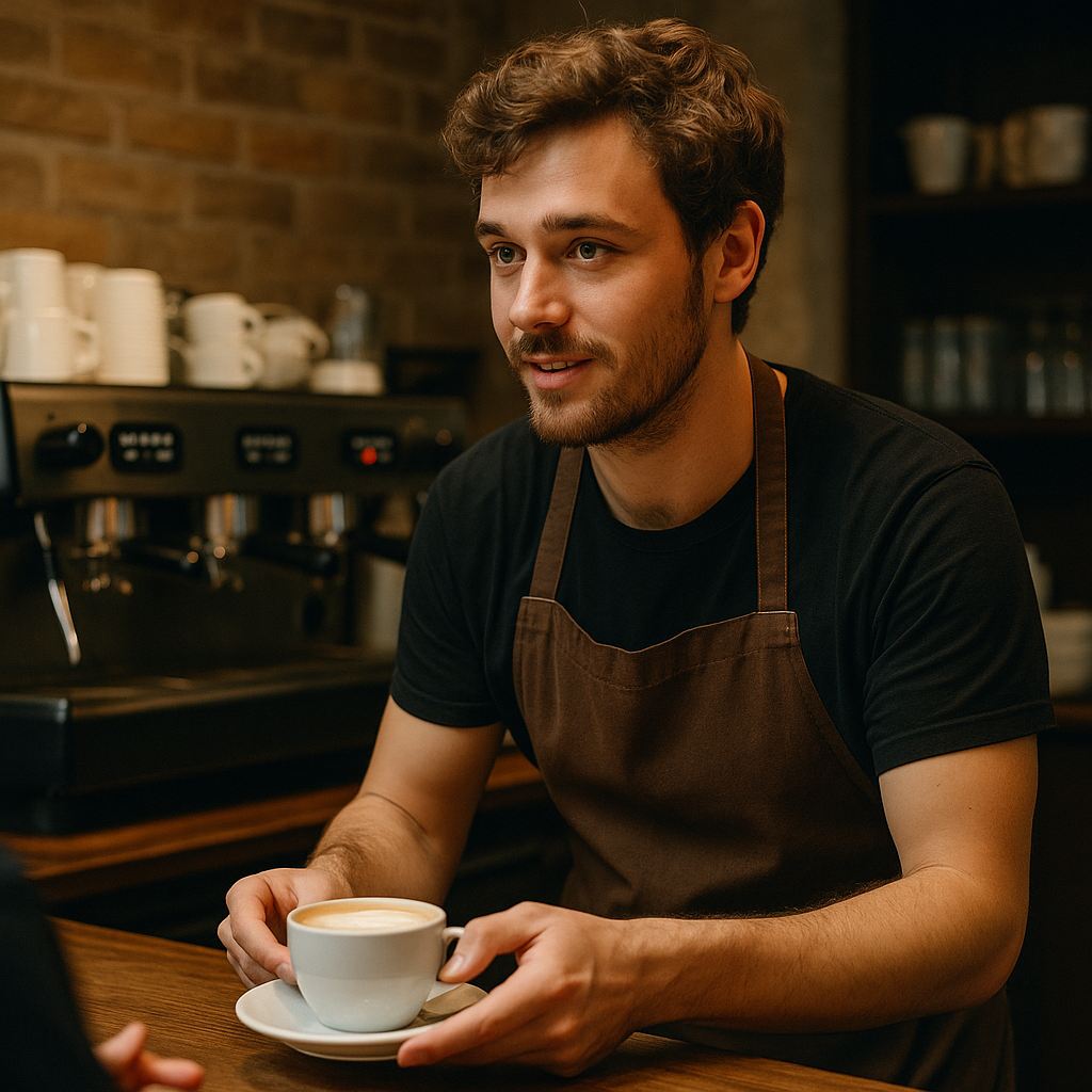 Den kvällen då jag lärde mig att servera mer än bara kaffe